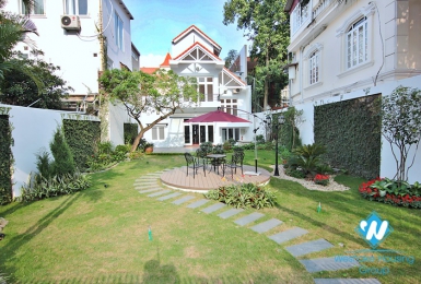 Mordern beautiful house with a super lovey backyard for rent in Tay Ho, Hanoi